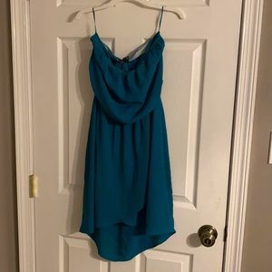 Express handkerchief mini dress